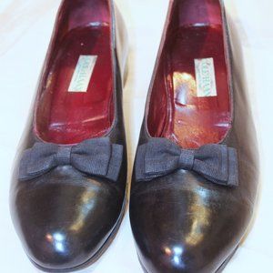 Cole Haan Bragano Formal Tuxedo Slip-ons, with Grosgain Ribbon, burgandy leather